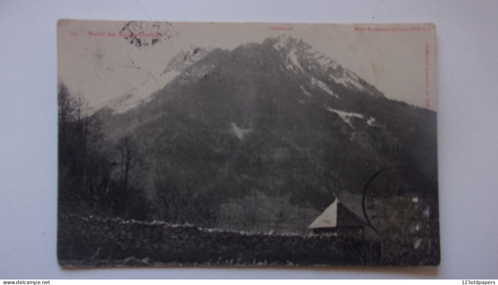 73 SAVOIE  MASSIF DES BAUGES  1909 - Andere & Zonder Classificatie