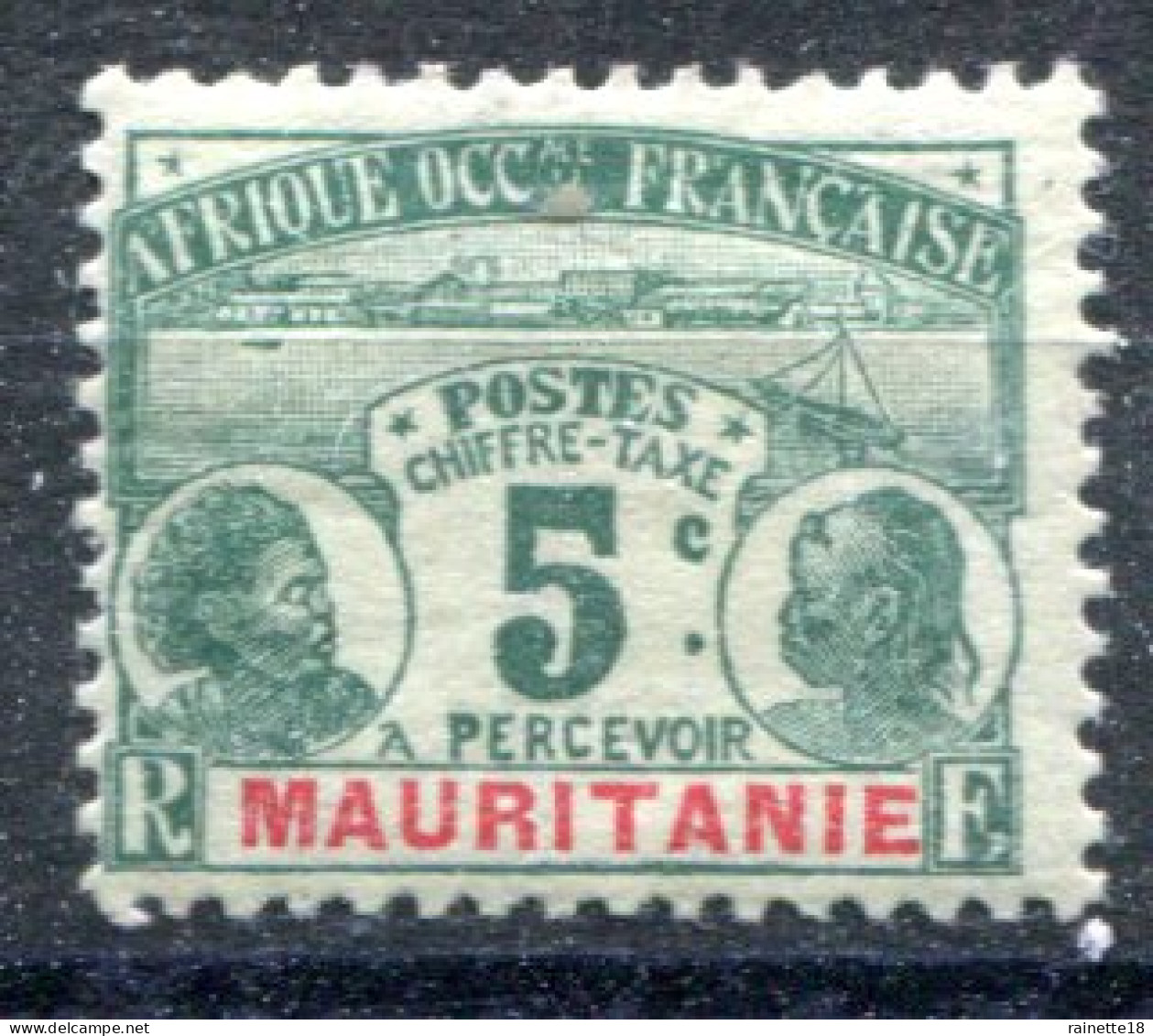 Mauritanie         Taxe N° 9 * - Neufs