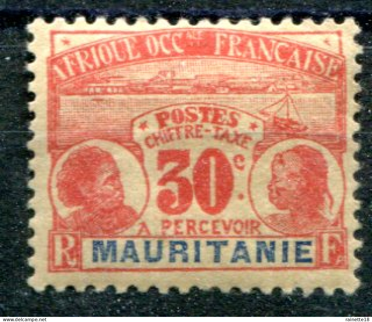 Mauritanie         Taxe N° 13 * - Nuovi