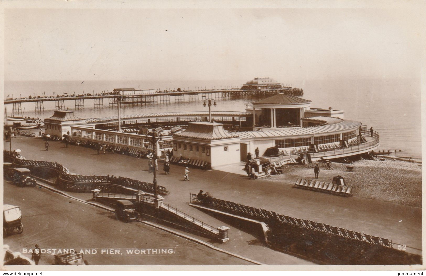 WORTHING -BANDSTAND AND PIER - Worthing