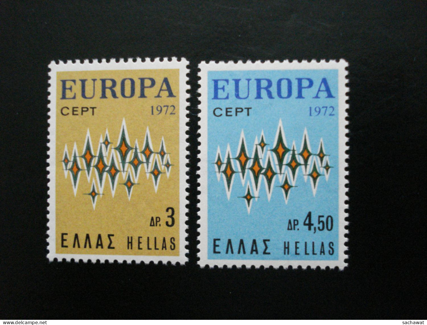 Grèce - Europa 1972 - Y.T. 1084/1085 - Neuf ** - Mint MNH - 1972