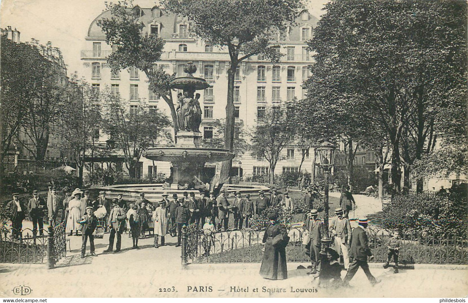 PARIS  2eme Arrondissement  Hotel Et Square Louvois - Arrondissement: 02