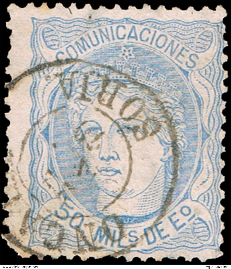 Soria - Edi O 107 - 50 Milm. - Mat Fech. Tp. II "Oncala" - Used Stamps
