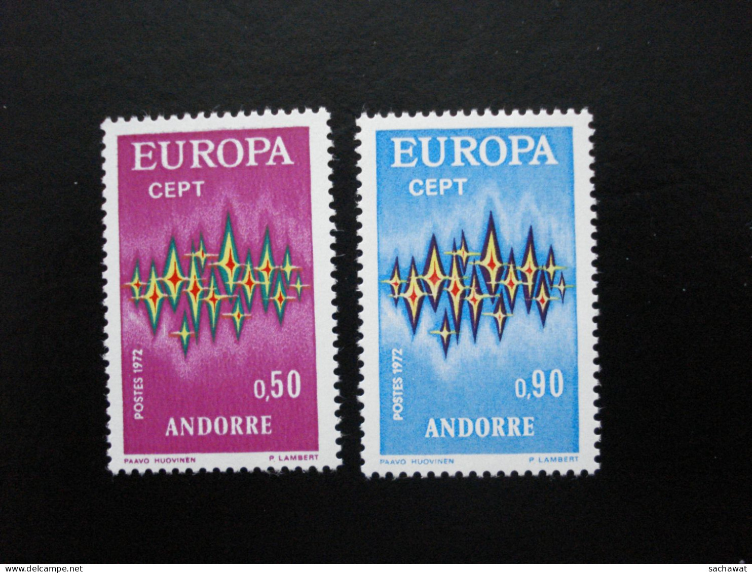 Andorre (France) - Europa 1972 - Y.T. 217/218 - Neuf * - Mint MLH - 1972