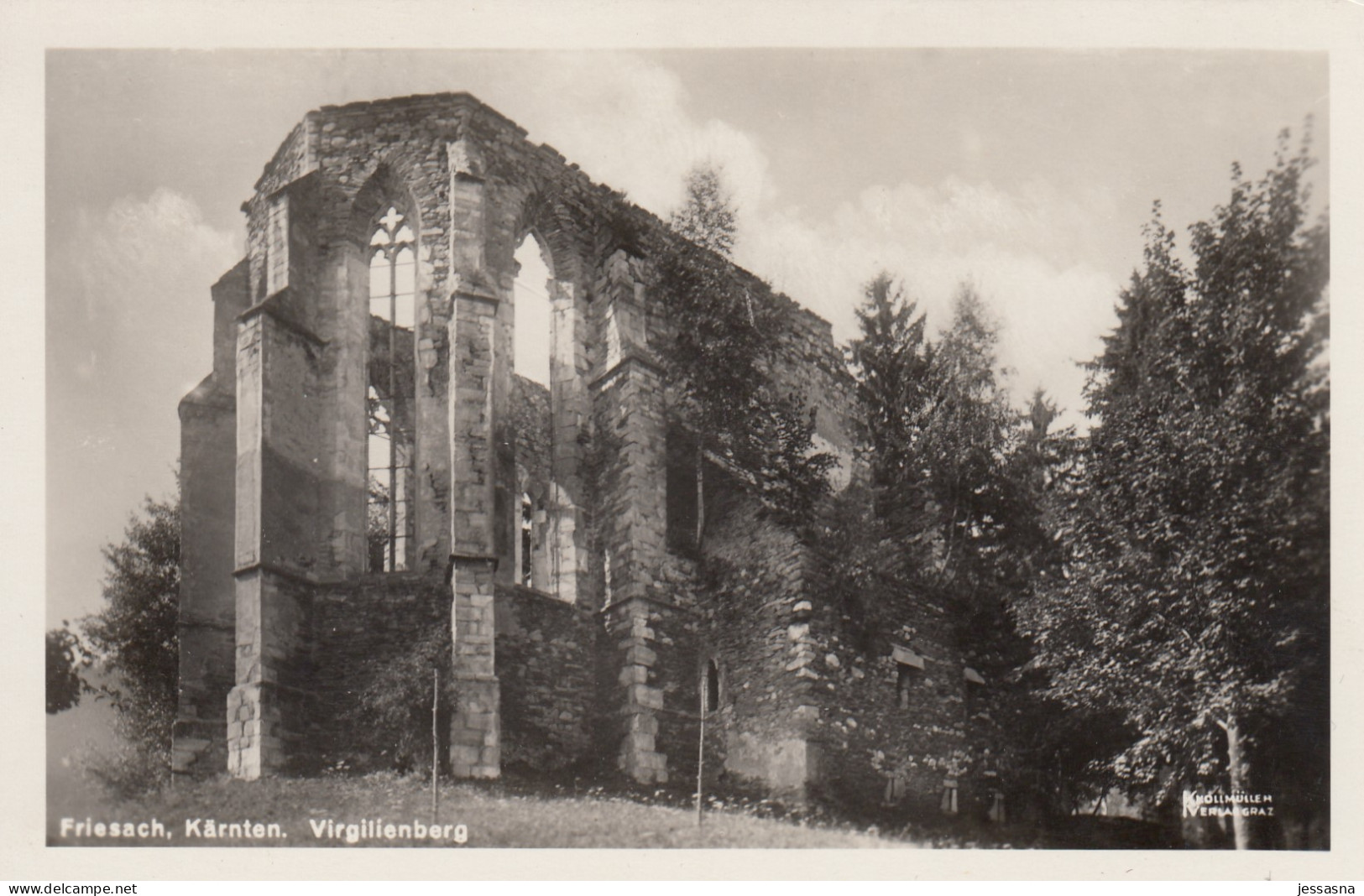 AK - Kärnten - Alte Kirchenruine Virgilien Berg - 1934 - Friesach