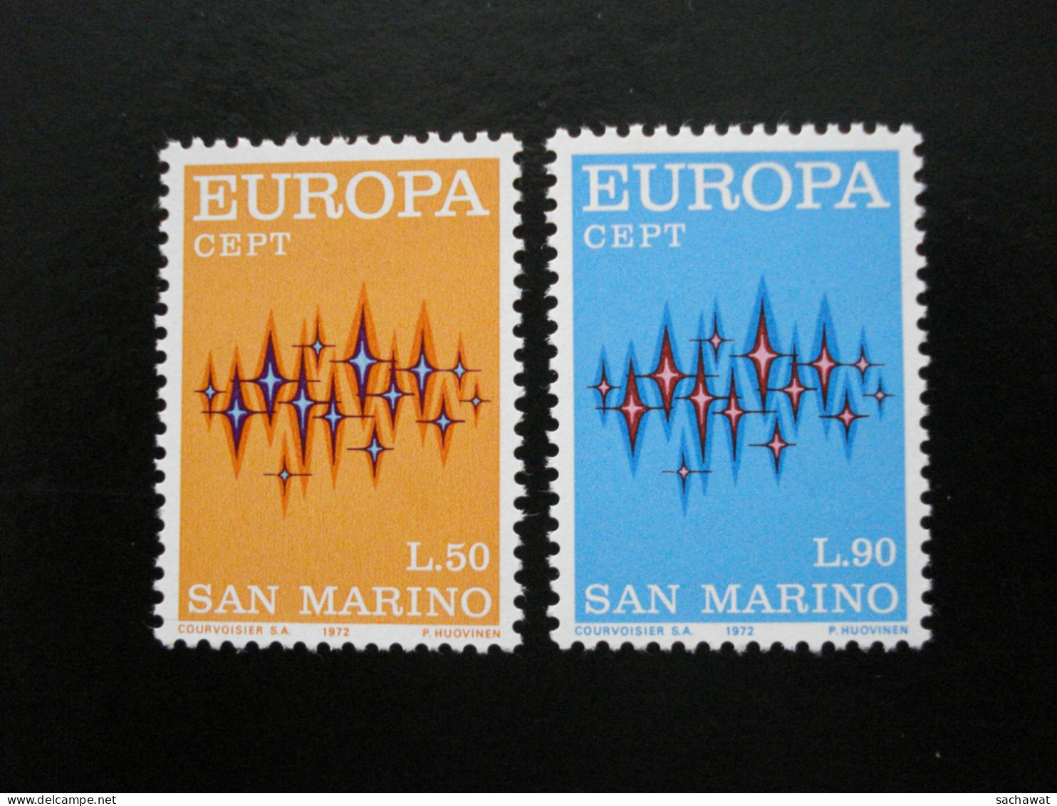 St Marin - Europa 1972 - Y.T. 808/809 - Neuf * - Mint MLH - 1972