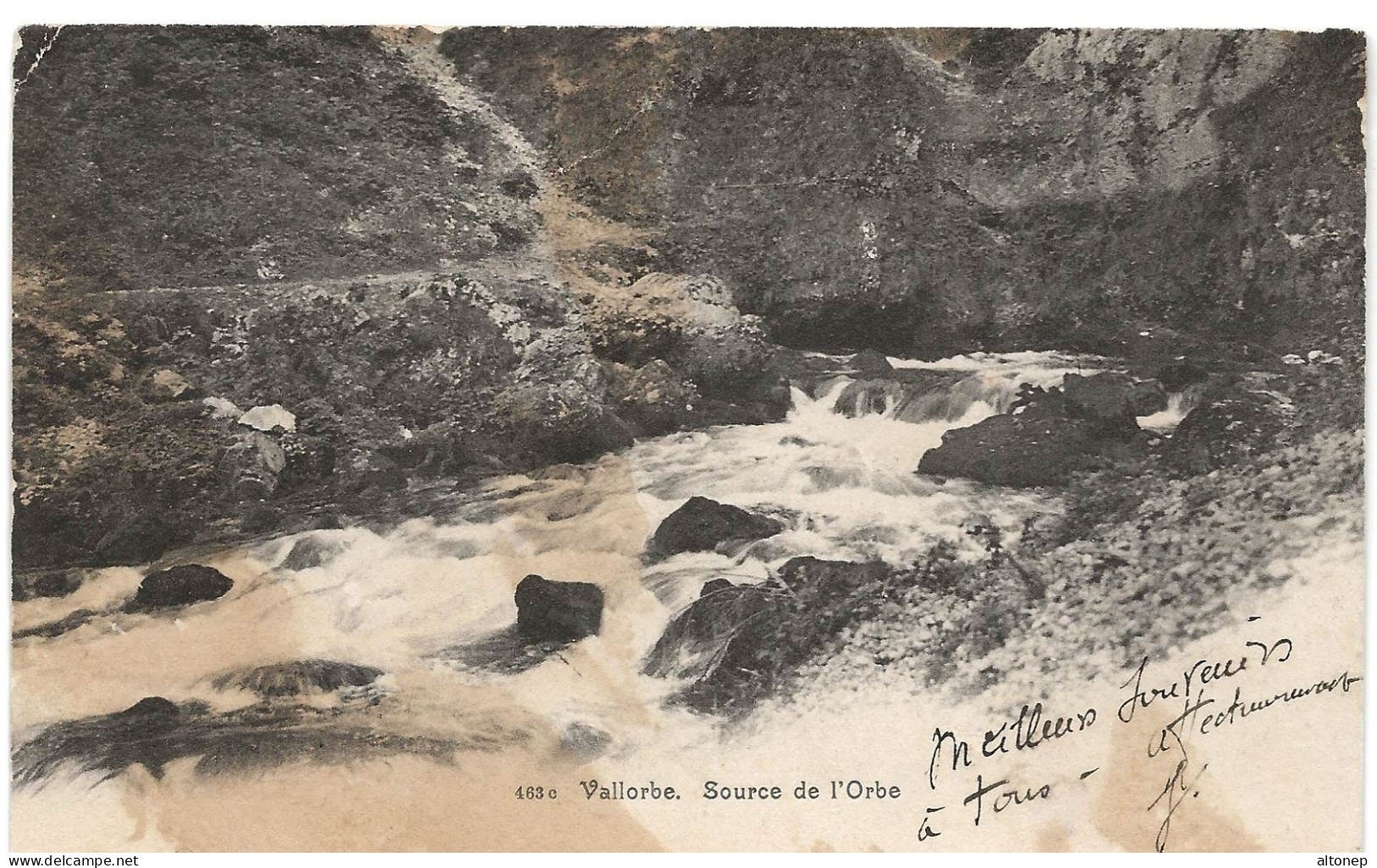 Vallorbe : Source De L'Orbe (Editeur E. Chiffelle, Neuchâtel, N°463c) - Orbe