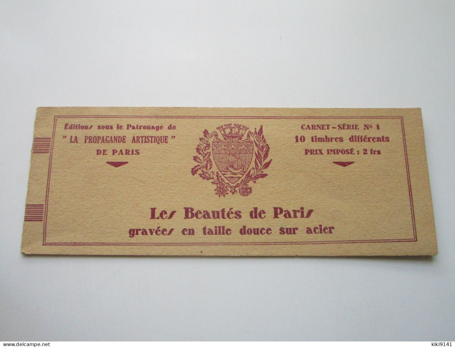 Les Beautés De Paris - Carnet-Série N°1 - 10 Timbres Différents - Blocks & Sheetlets & Booklets