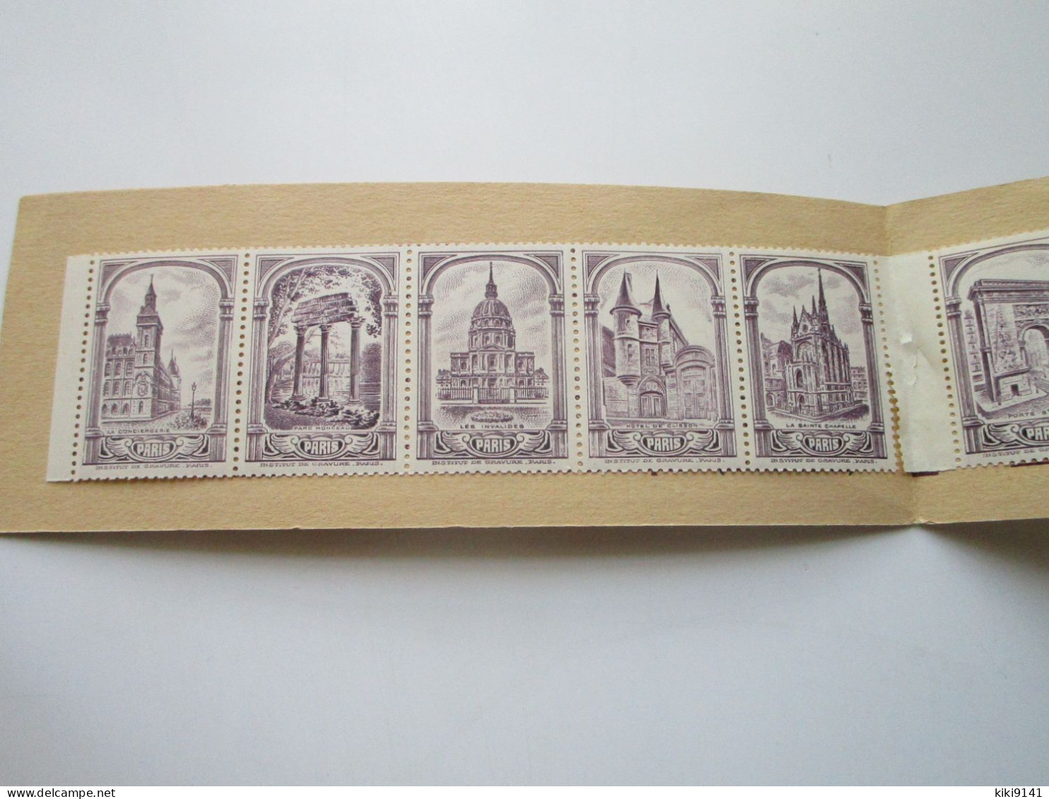 Les Beautés De Paris - Carnet-Série N°1 - 10 Timbres Différents - Blocks & Sheetlets & Booklets