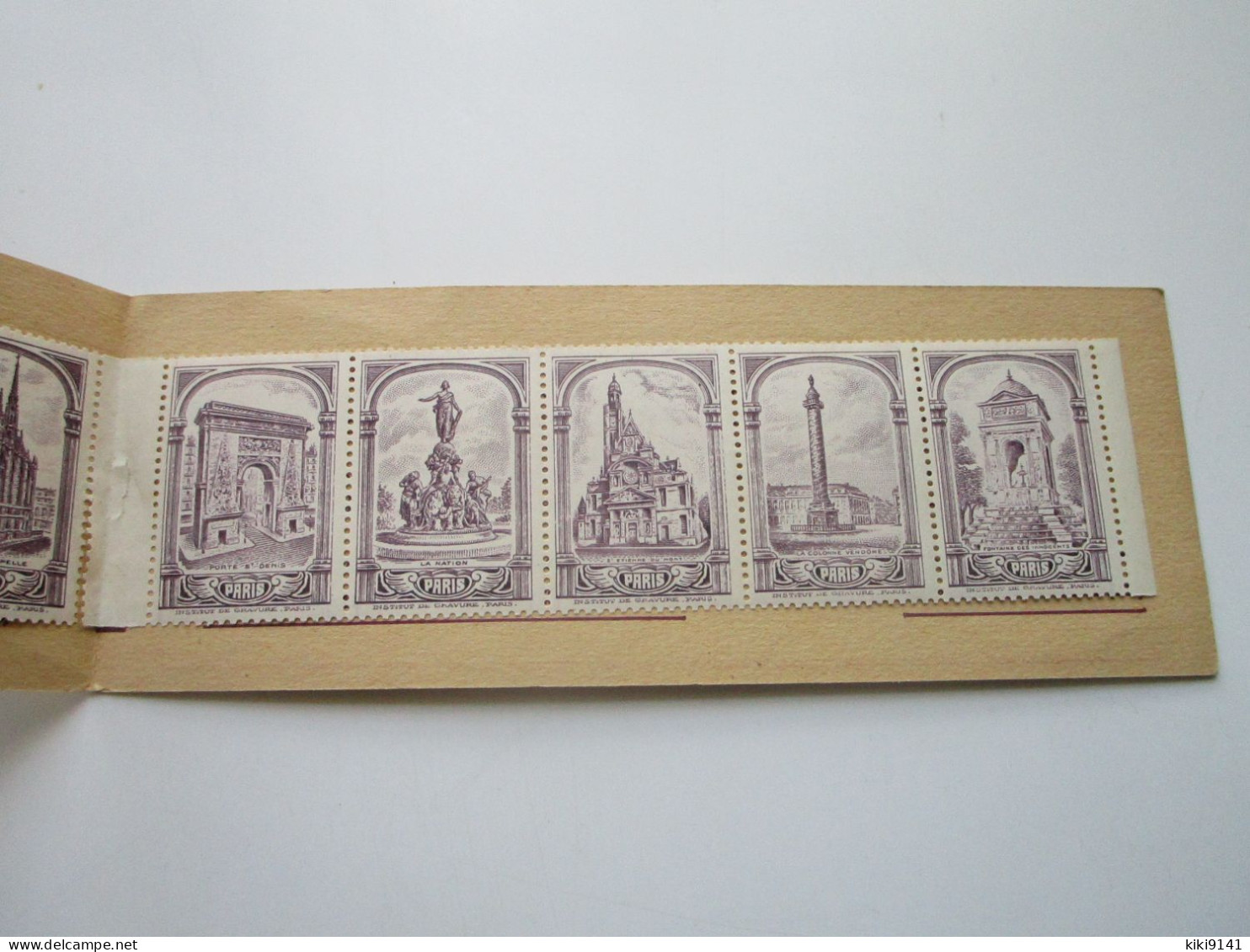 Les Beautés De Paris - Carnet-Série N°1 - 10 Timbres Différents - Blokken & Postzegelboekjes