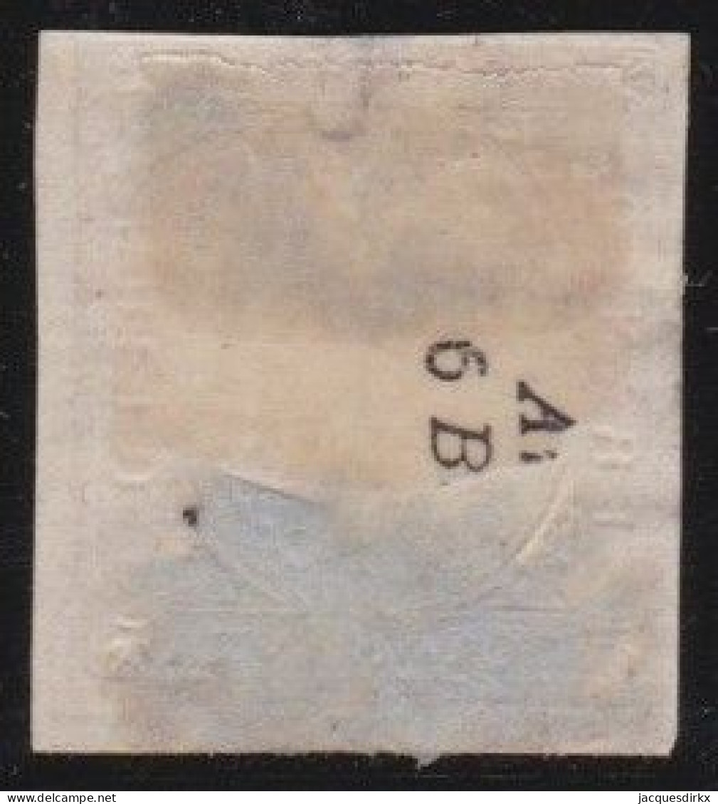 Sardinia   .    Y&T    .   9   (2 Scans)     .  O     .   Cancelled   .     Some Paper On The Backside - Sardinien