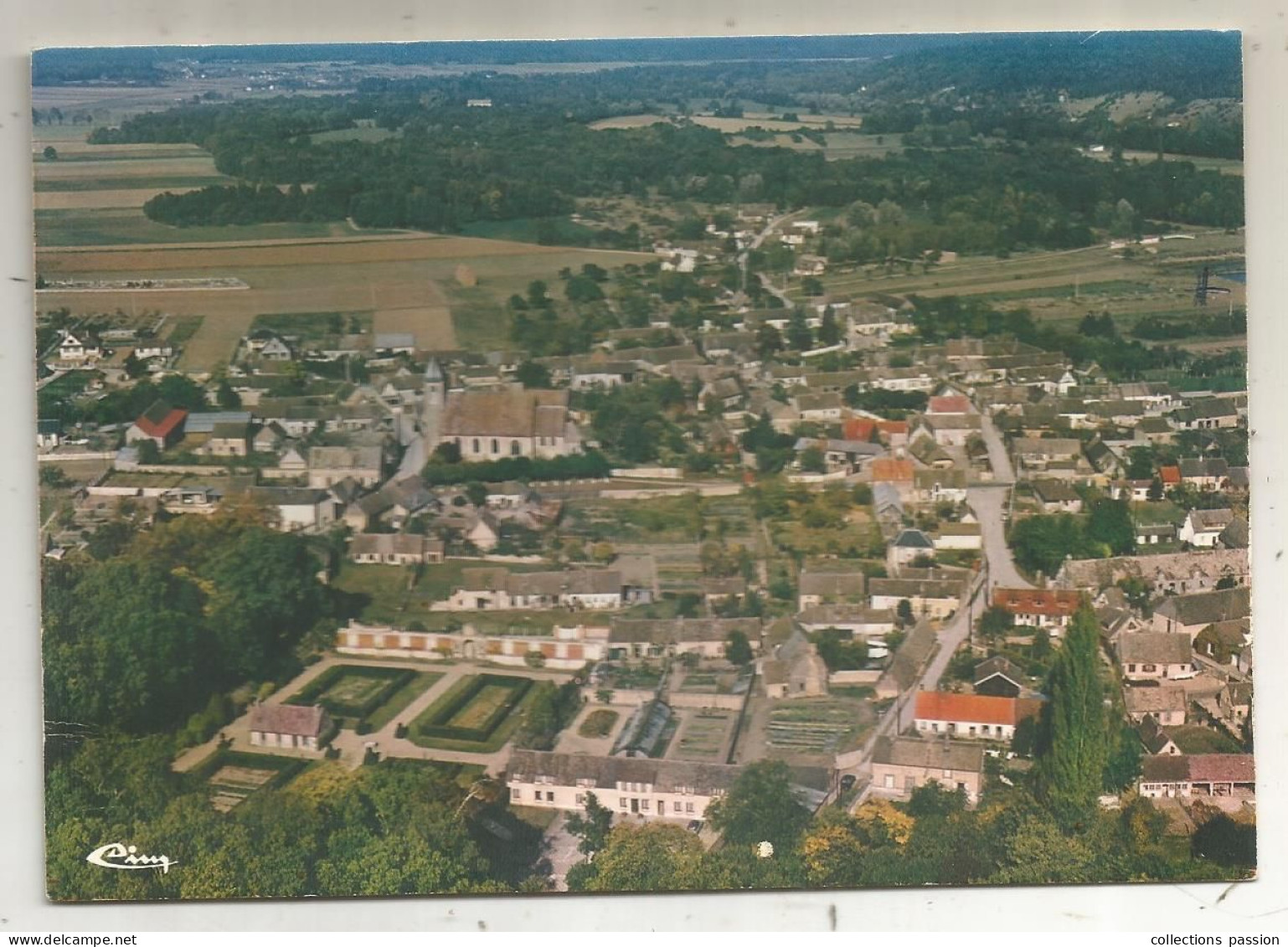 Cp, 27, ST GEORGES MOTEL, Vue Générale Aérienne, écrite 1971 - Saint-Georges-Motel