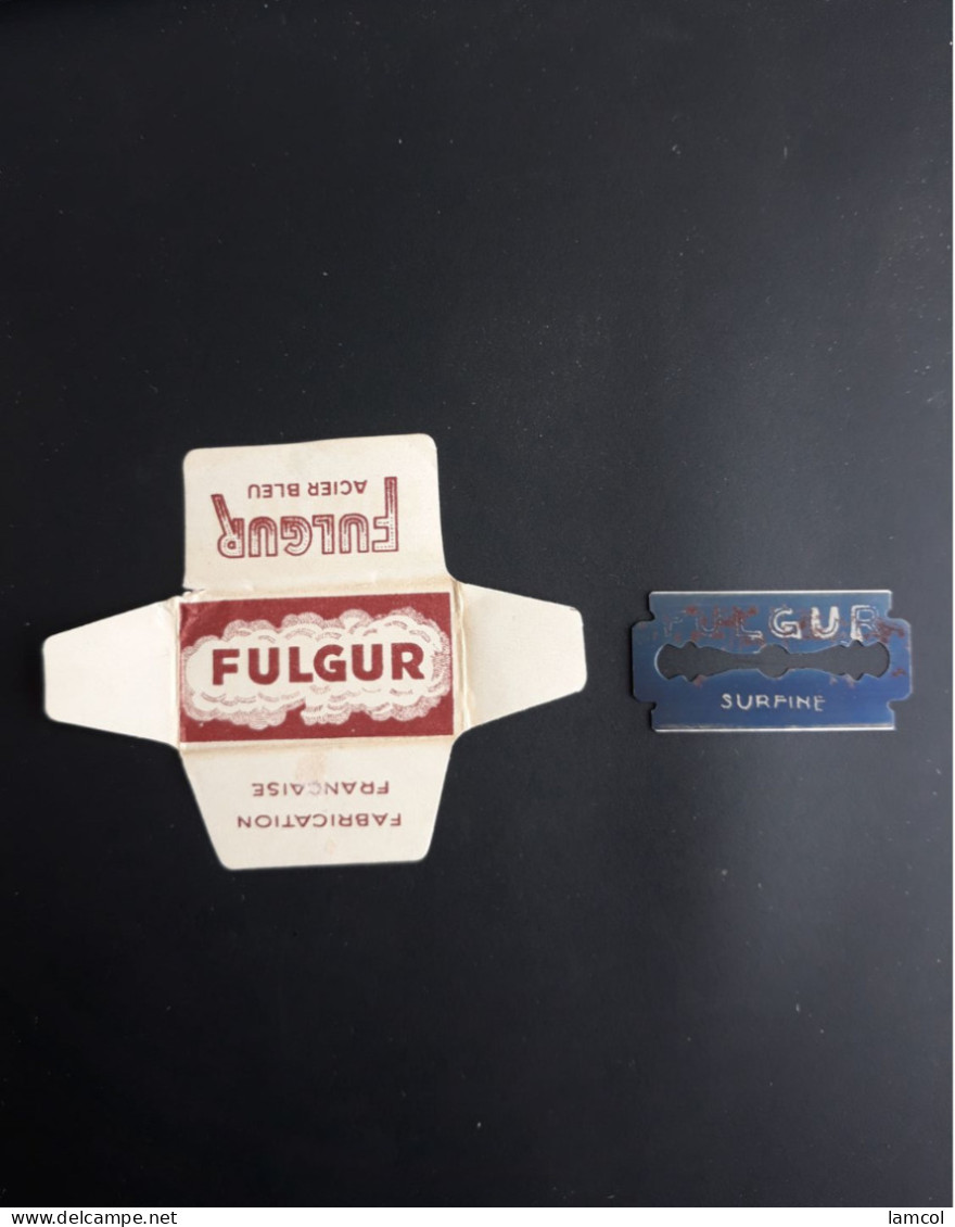 Lame De Rasoir Française FULGUR - French Safety Razor Blade Wrapper - Lames De Rasoir