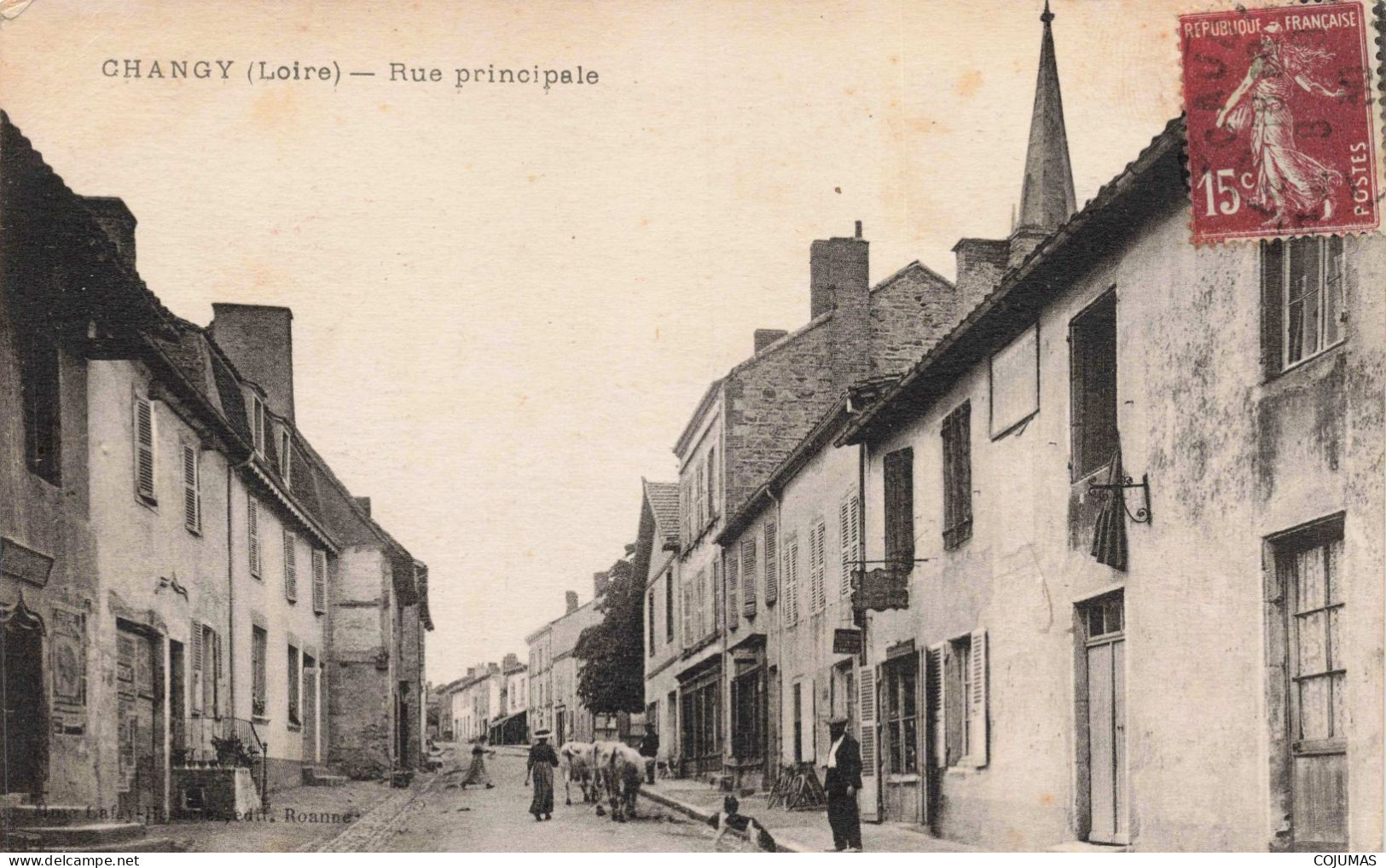 42 - CHANGY - S19045 - Rue Principale - Andrézieux-Bouthéon