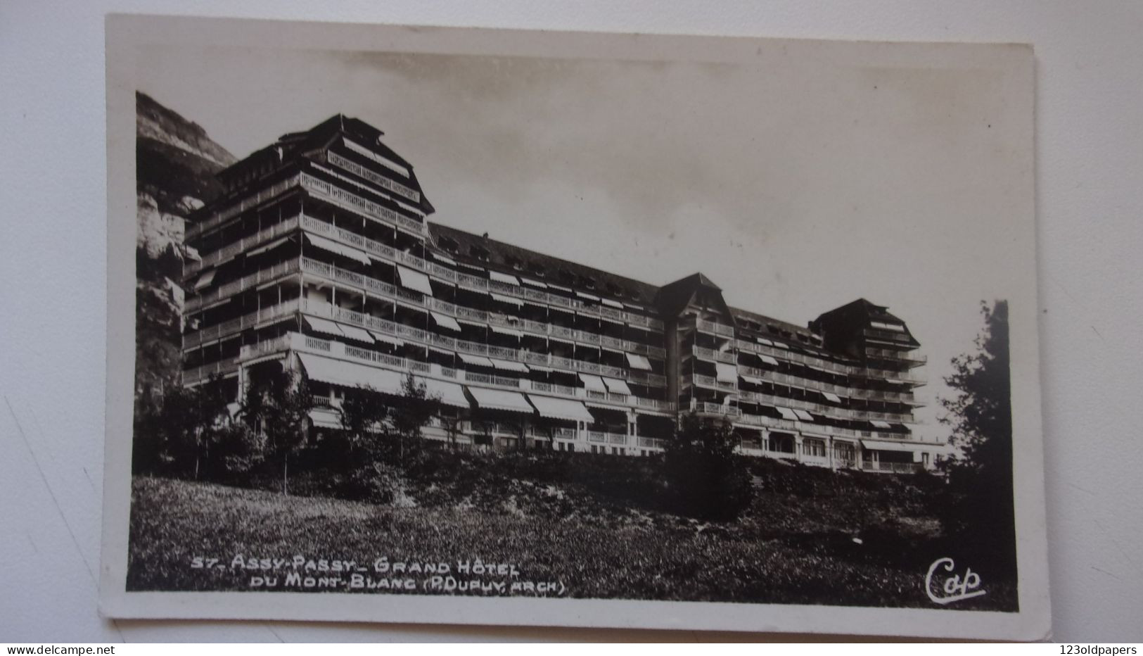 74 HAUTE  SAVOIE  ASSY PASSY GRAND HOTEL  ARCHITECTE DUPUY 1943 - Passy