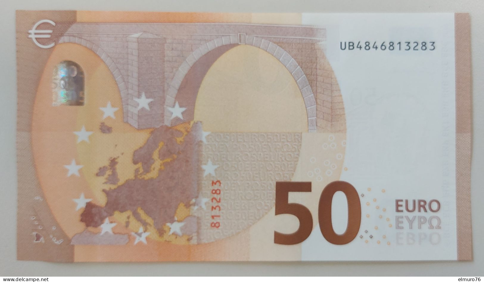 50 EURO U039G2 FRANCE Serie UB Lagarde Ch 84 Perfect UNC - 50 Euro