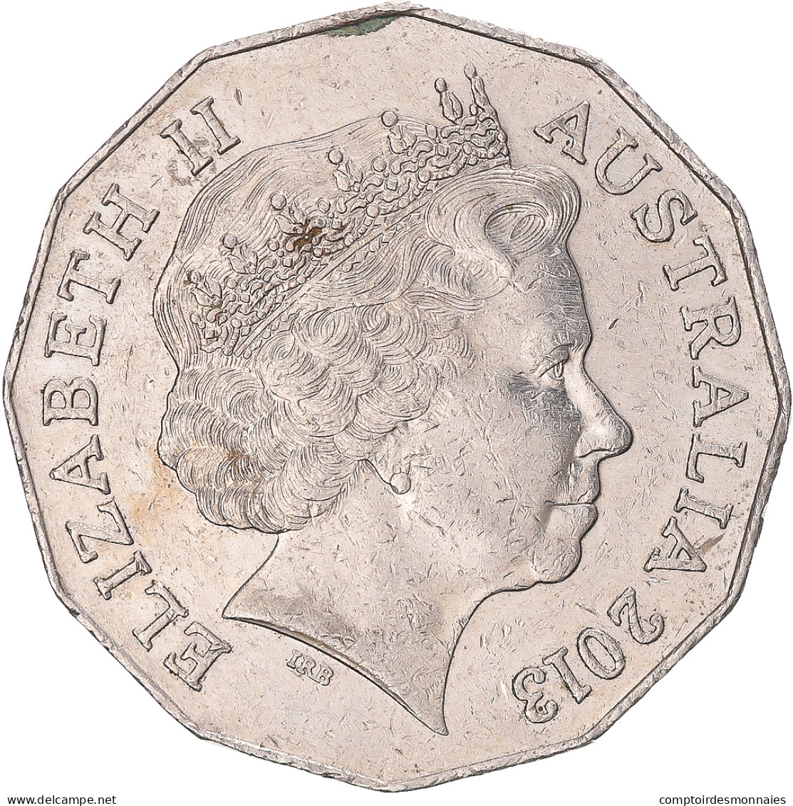 Monnaie, Australie, Elizabeth II, 50 Cents, 2013, Royal Australian Mint, TTB - 50 Cents