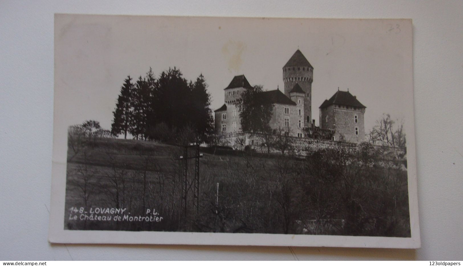 74 HAUTE  SAVOIE  LOVAGNY CHATEAU DE MONTROTIER 1946 - Lovagny