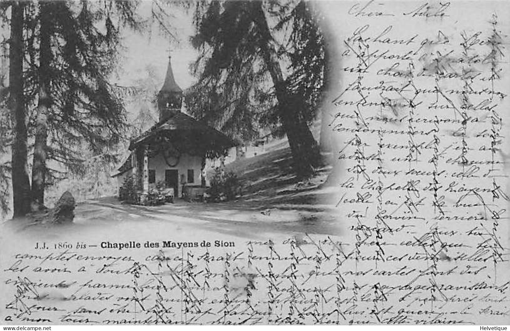 Chapelle Des Mayens De Sion 1900 - Sion