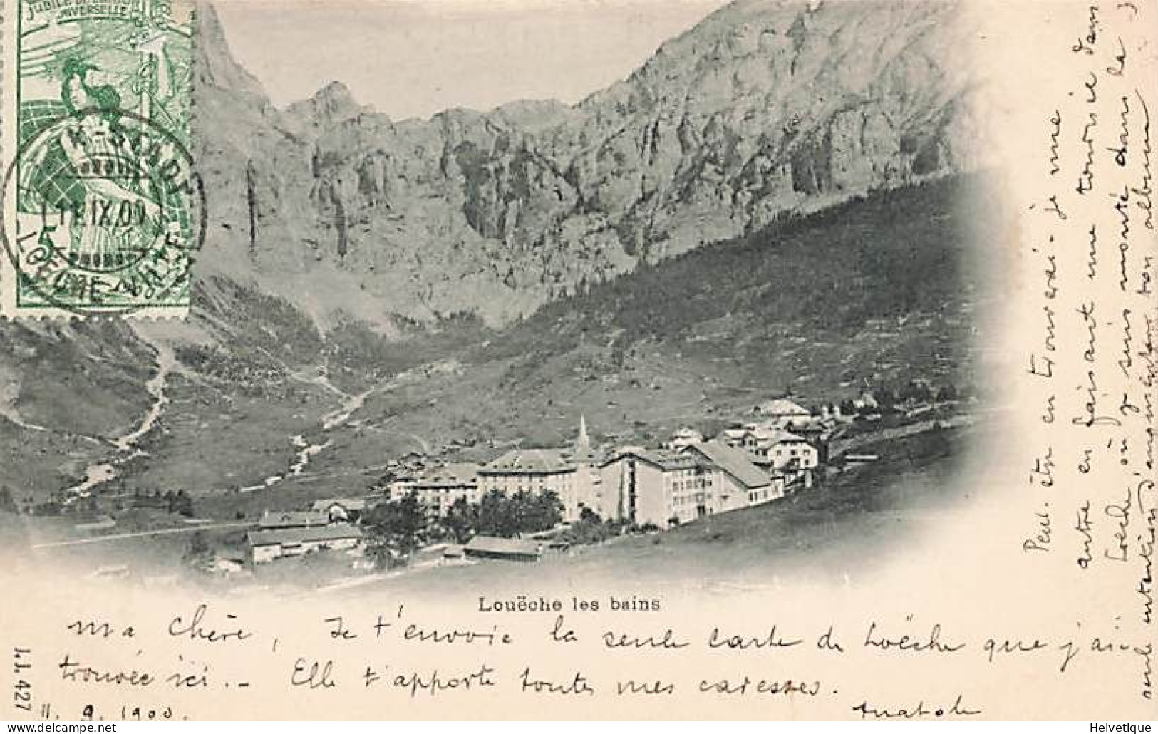 Louëche Les Bains 1900 Loèche-les-Bains - Leukerbad - Louèch-les-Bains Et La Gemmi - Loèche