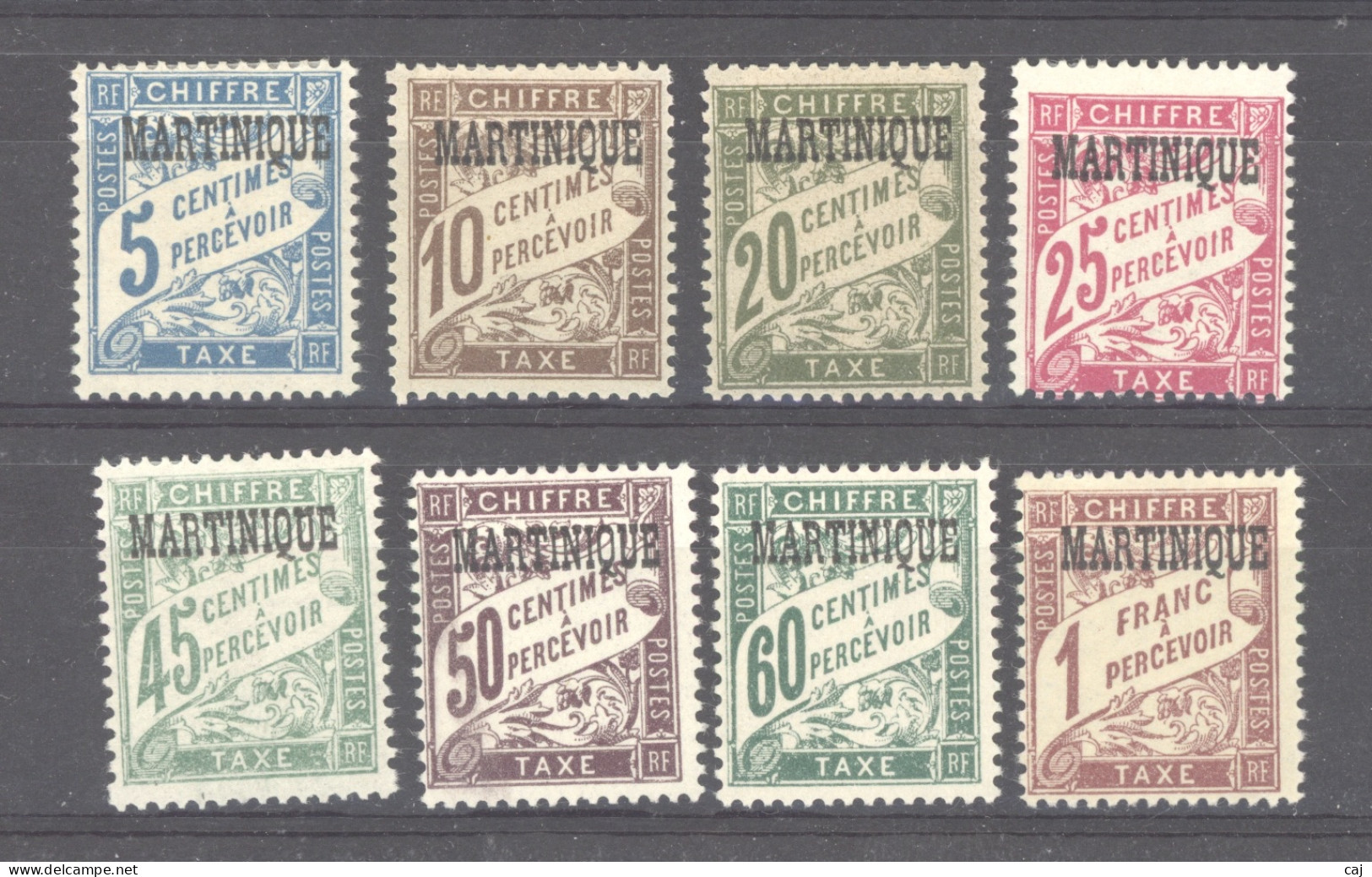 Martinique  -  Taxe  :  Yv 1-9  *  Sauf 5 - Timbres-taxe