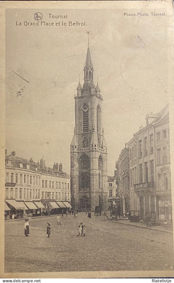 Tournai Le Grand Place Et Le Belfroi - Tournai