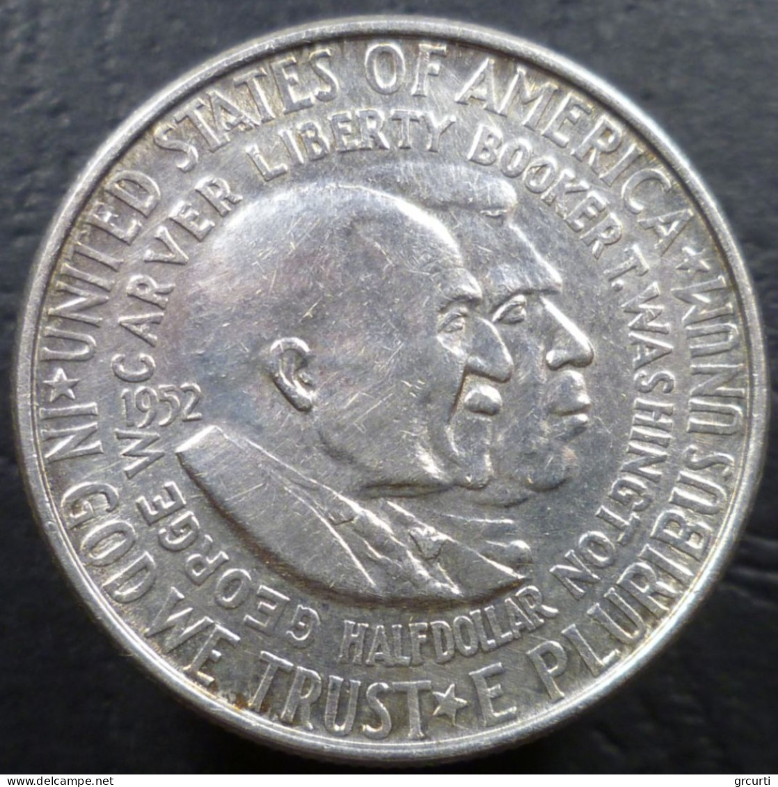 Stati Uniti D'America - ½ $ 1952 - Booker T. Washington E George Washington Carver-  KM# 200 - Commemoratifs