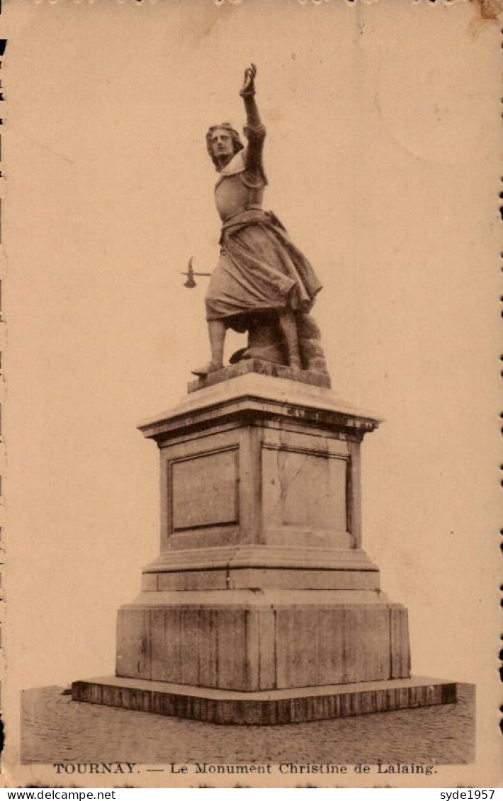 Tournay Le Monument Christine De Lalaing - Doornik