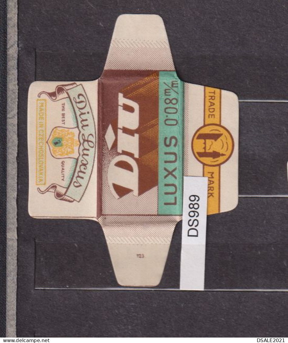 Old Vintage, Razor Blade Wrap, Enveloppe De Lame De Rasoir "DIU LUXUS" (ds989) - Razor Blades