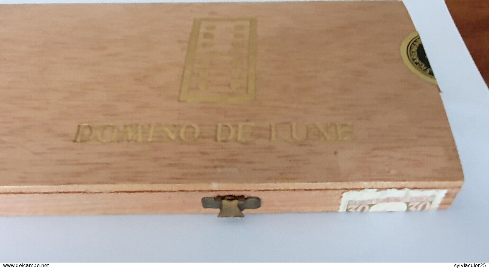 Boite de Cigares Panter Domino de Luxe 50 Zigarren Chasse à Courre Cigars Box - Timbre Fiscal Allemand