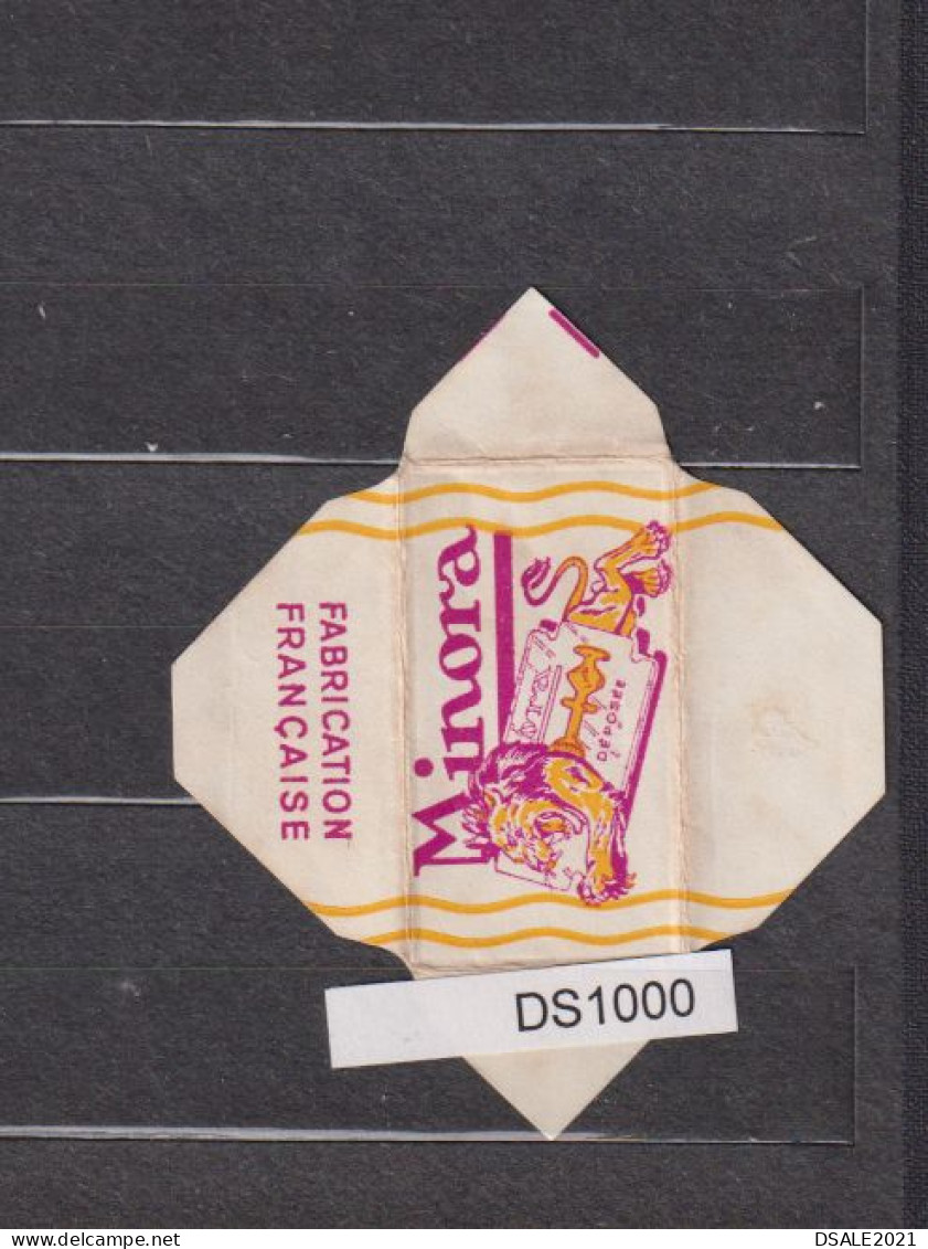 Old Vintage, Razor Blade Wrap, Enveloppe De Lame De Rasoir "MINORA" (ds1000) - Hojas De Afeitar