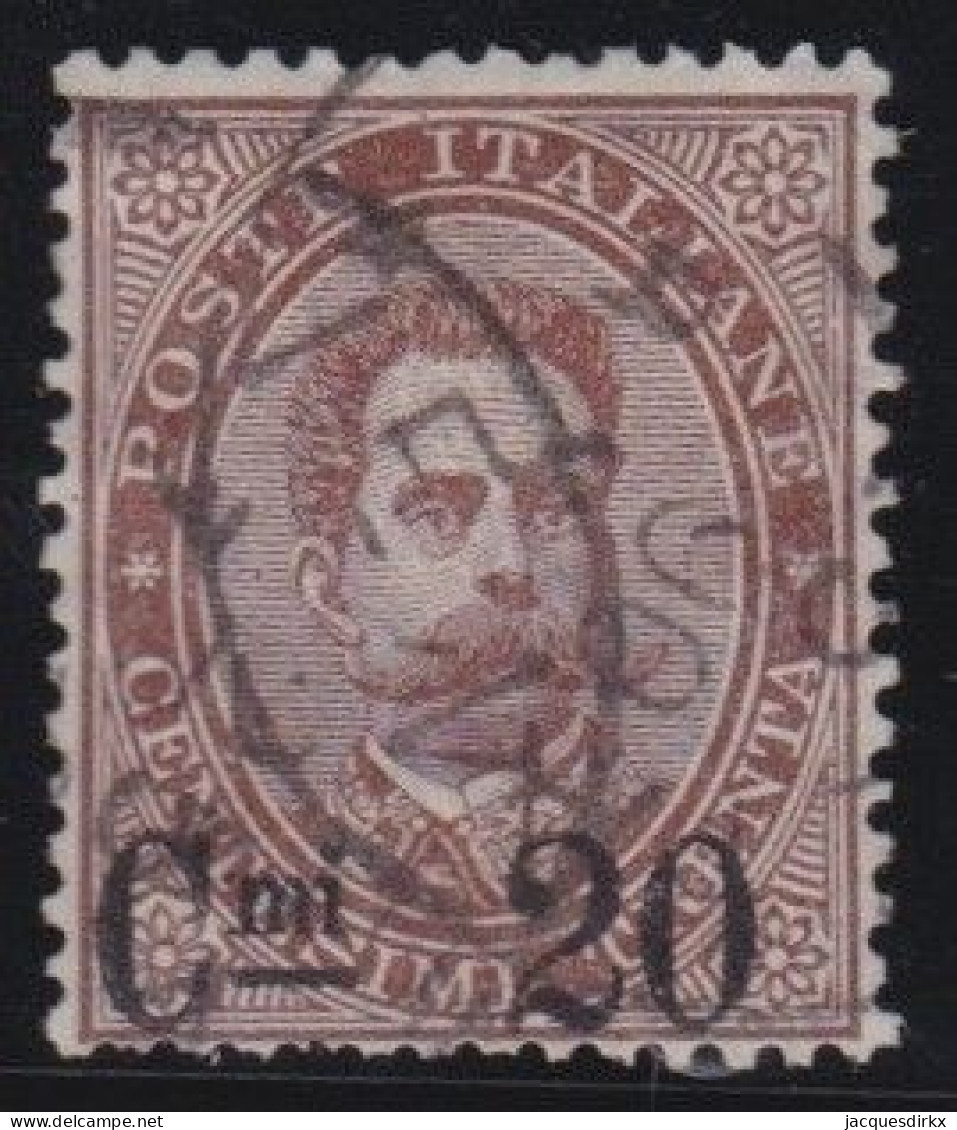 Italy     .    Y&T    .    53     .  O      .   Cancelled   .    Hinged - Usati