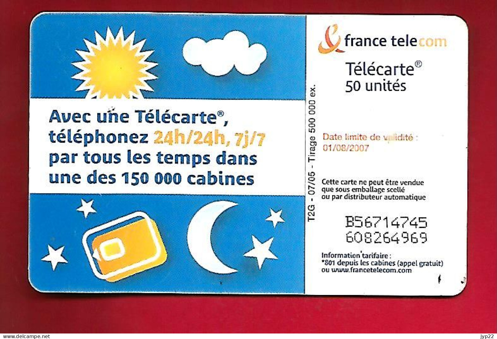 Télécarte 50 Unités France Télécom 2005 Les Grands Monuments La Tour Eiffel Paris - 2005