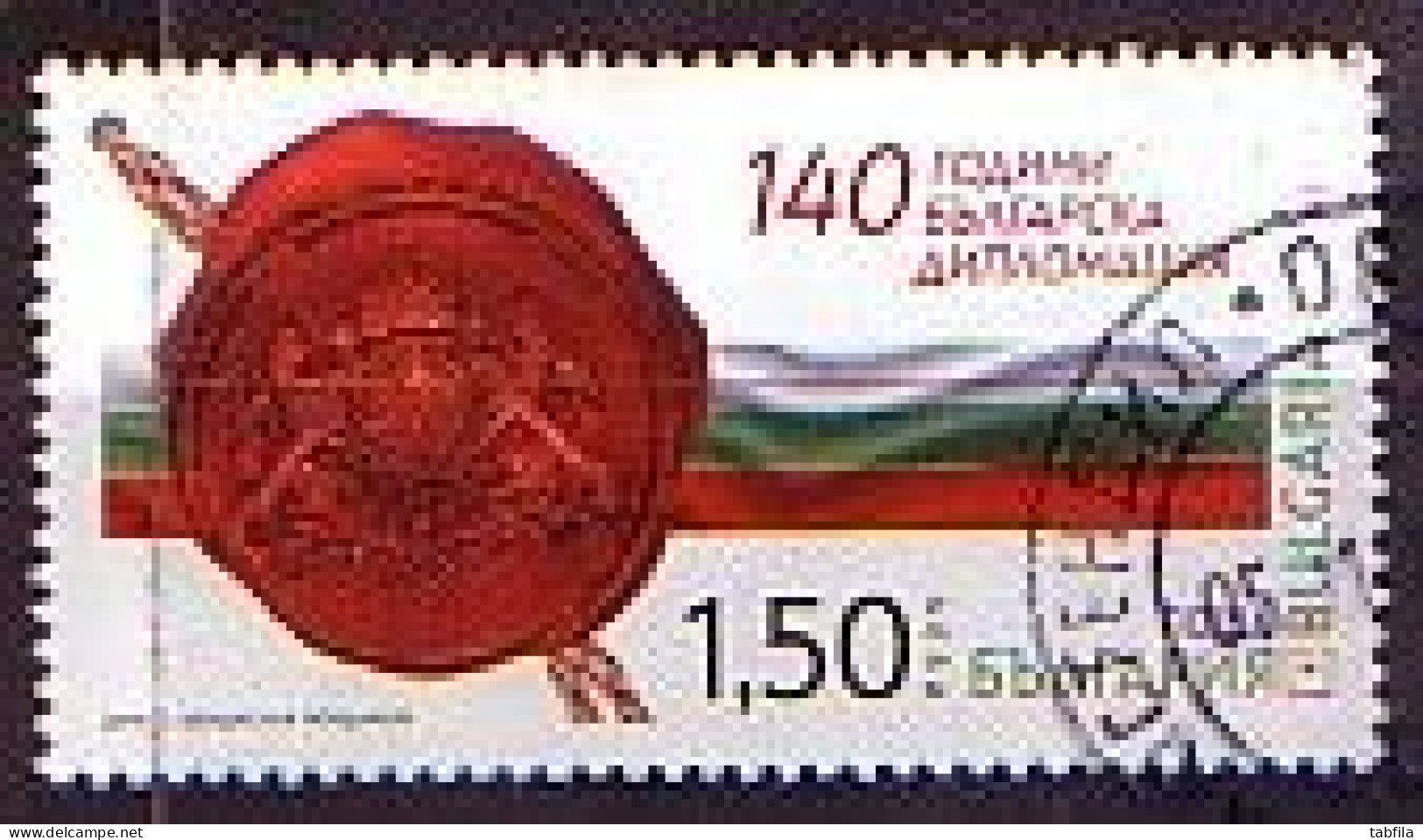 BULGARIA / BULGARIE - 2019 - 140 Ans De Diplomatie Bulgare - 1v  Used - Oblitérés