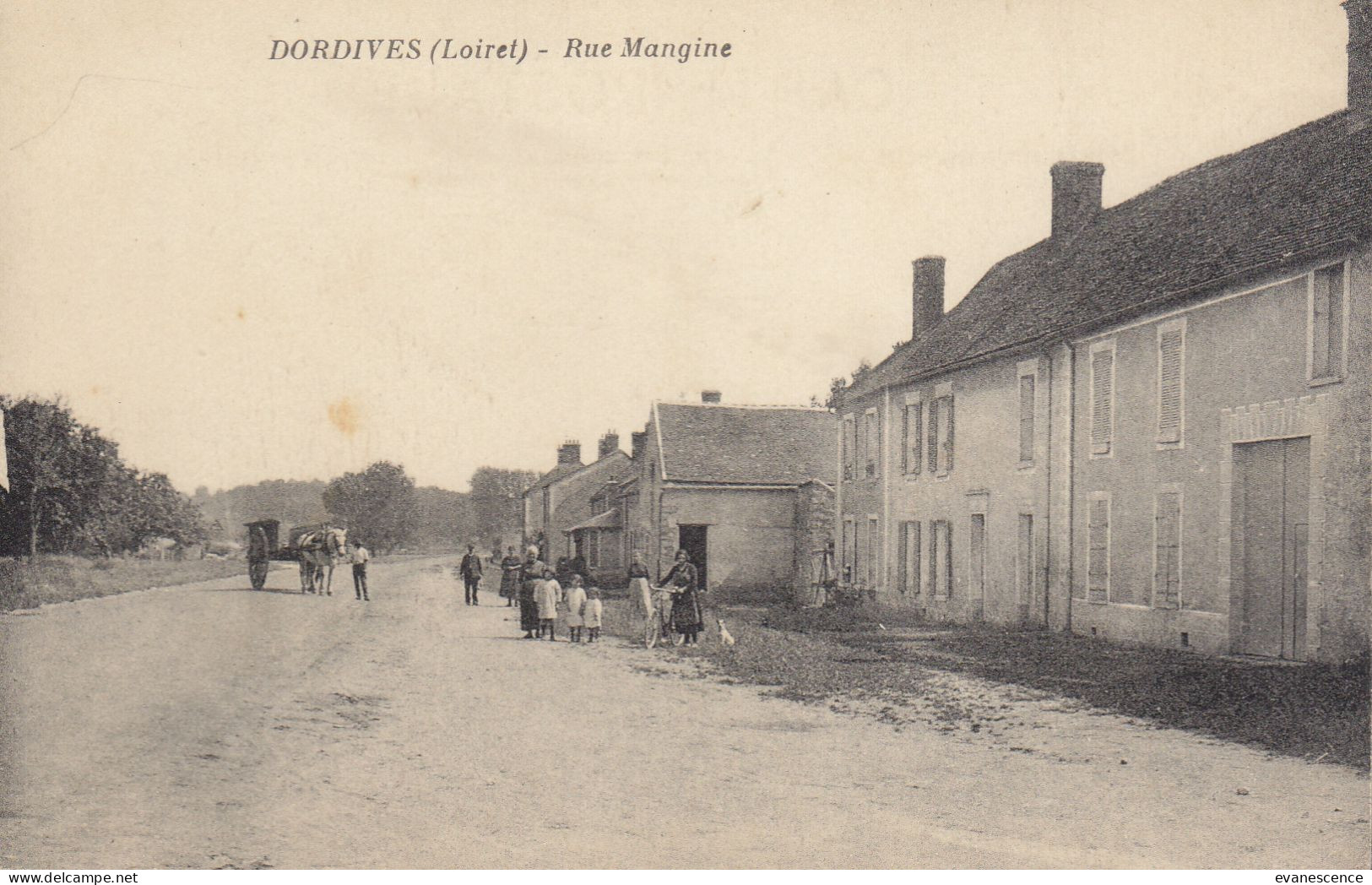 45 :  Dordives : Rue Mangine     ///   Ref. Juin 23  ///   BO - Dordives