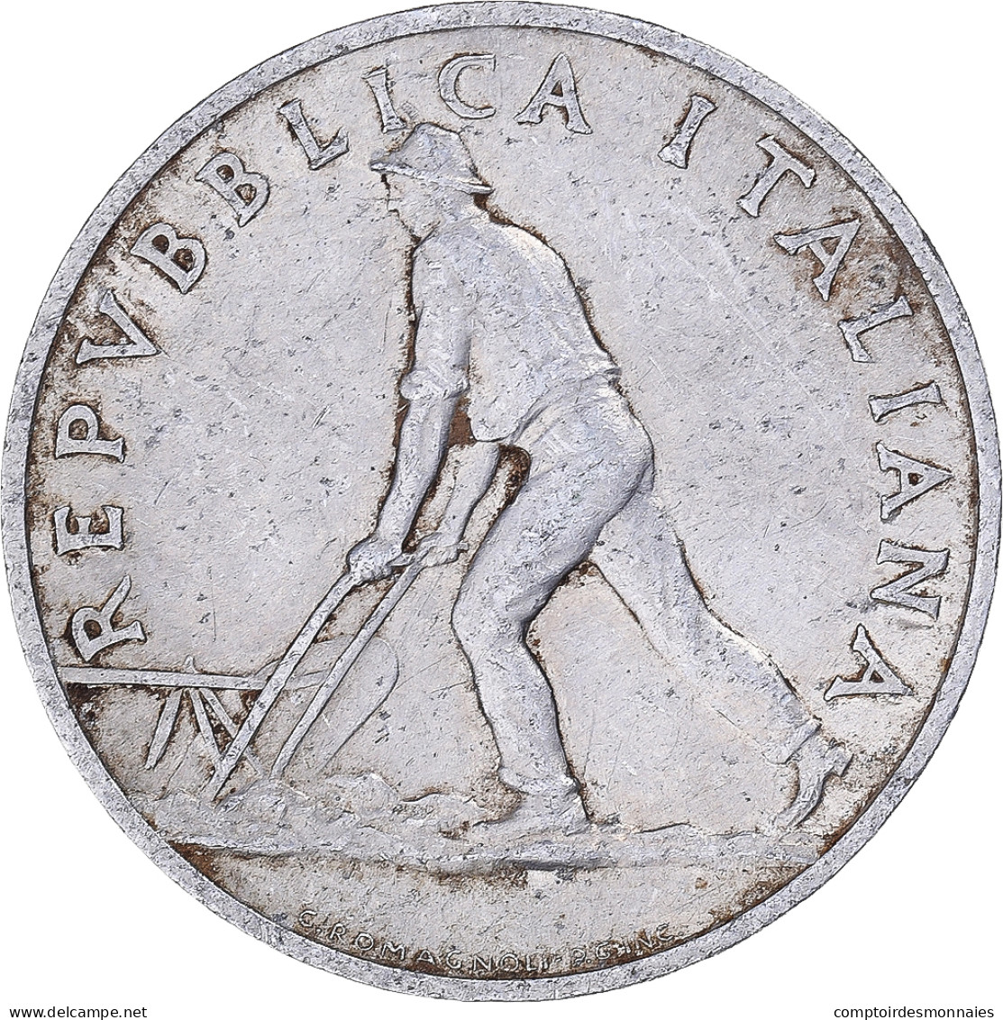 Monnaie, Italie, 2 Lire, 1948, Rome, TB, Aluminium, KM:88 - 2 Liras