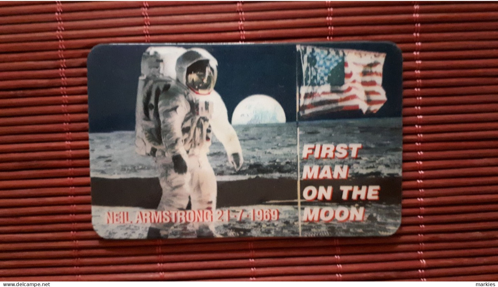 Neil Armstromg First Man On The Moon (Mint,New) 2 Scans Rare - Space