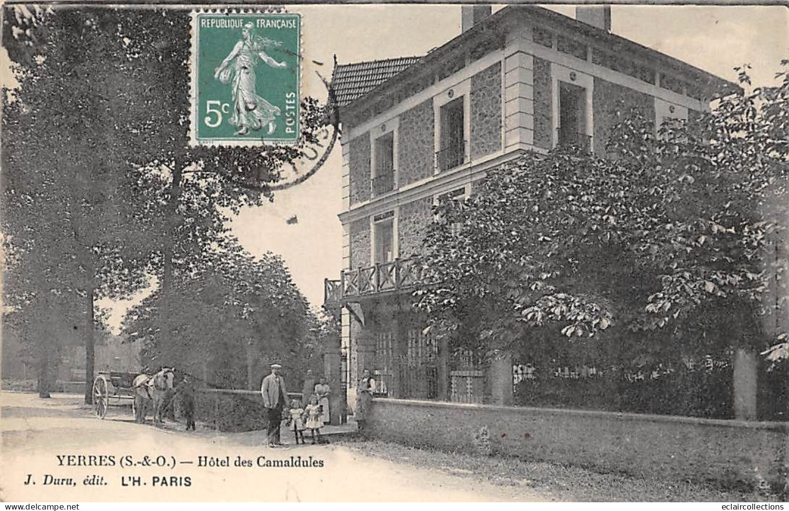 Yerres           91         Hôtel Des Camaldules           (voir Scan) - Yerres