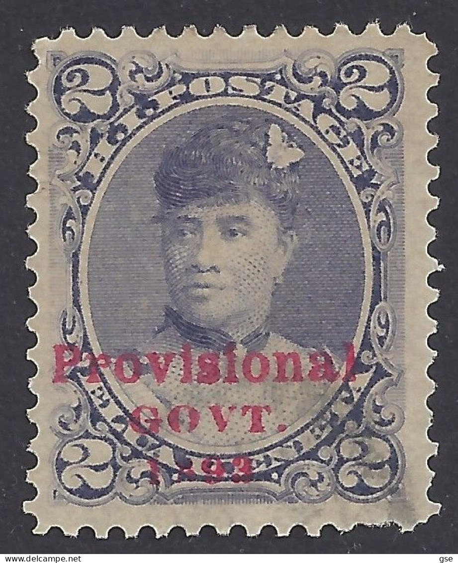 HAWAII 1893 - Yvert 46° - Soprastampato | - Hawai