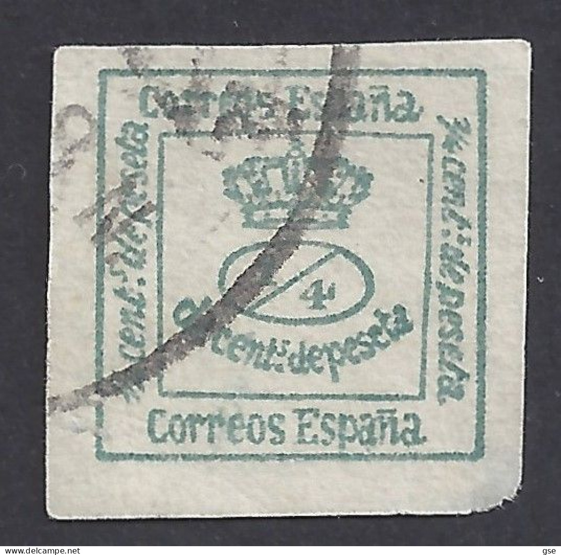 SPAGNA 1872 - Yvert 129° - Corona | - Used Stamps