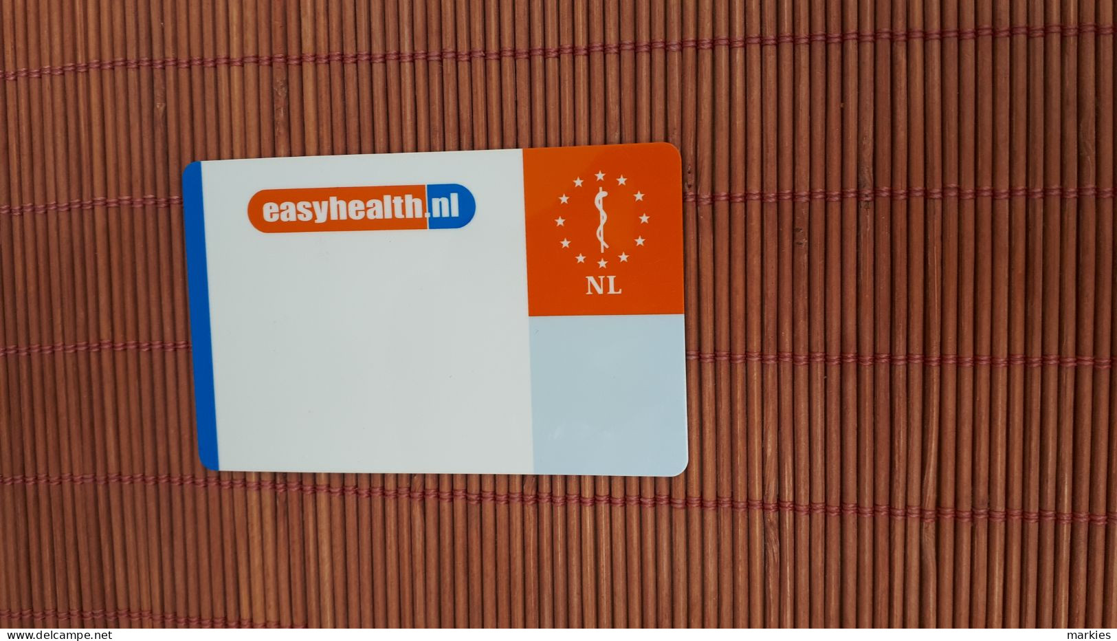Easy Healh  Medical Hospital Netherlands Card 2 Scans Rare - Origine Sconosciuta