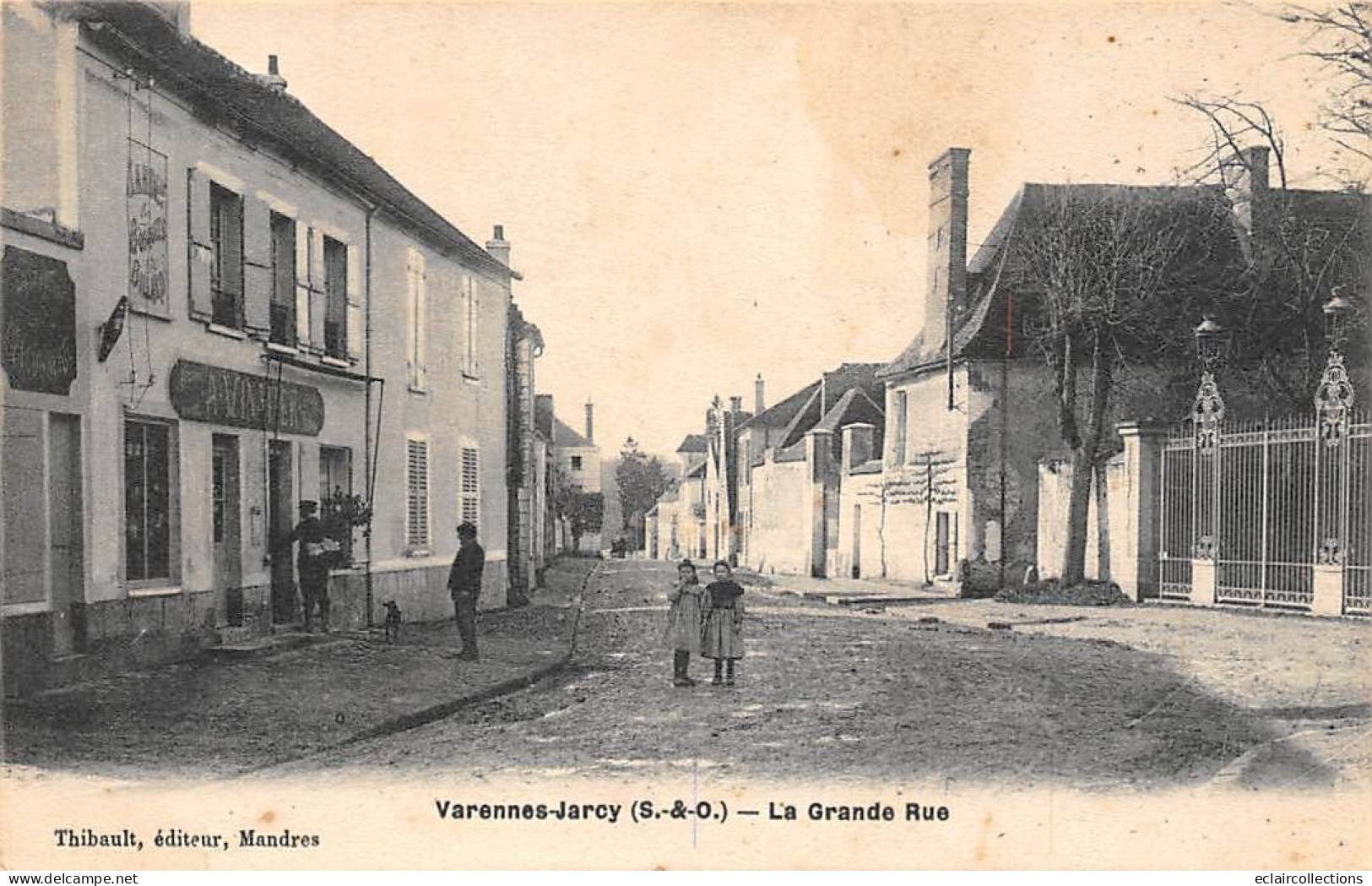 Varennes Jarcy              91          La Grand Rue. Commerce         (voir Scan) - Autres & Non Classés