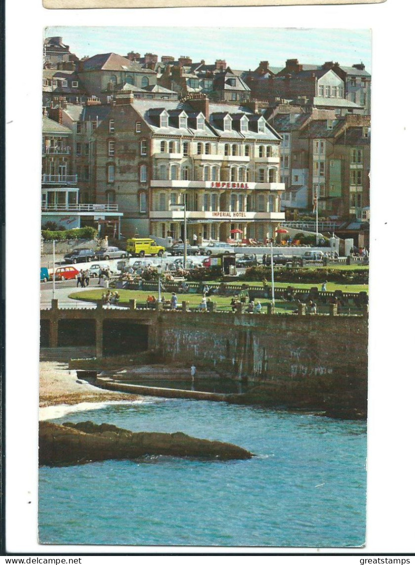 Devon Postcard Vintage Ilfracombe Posted 1968 Imperial Hotel - Ilfracombe