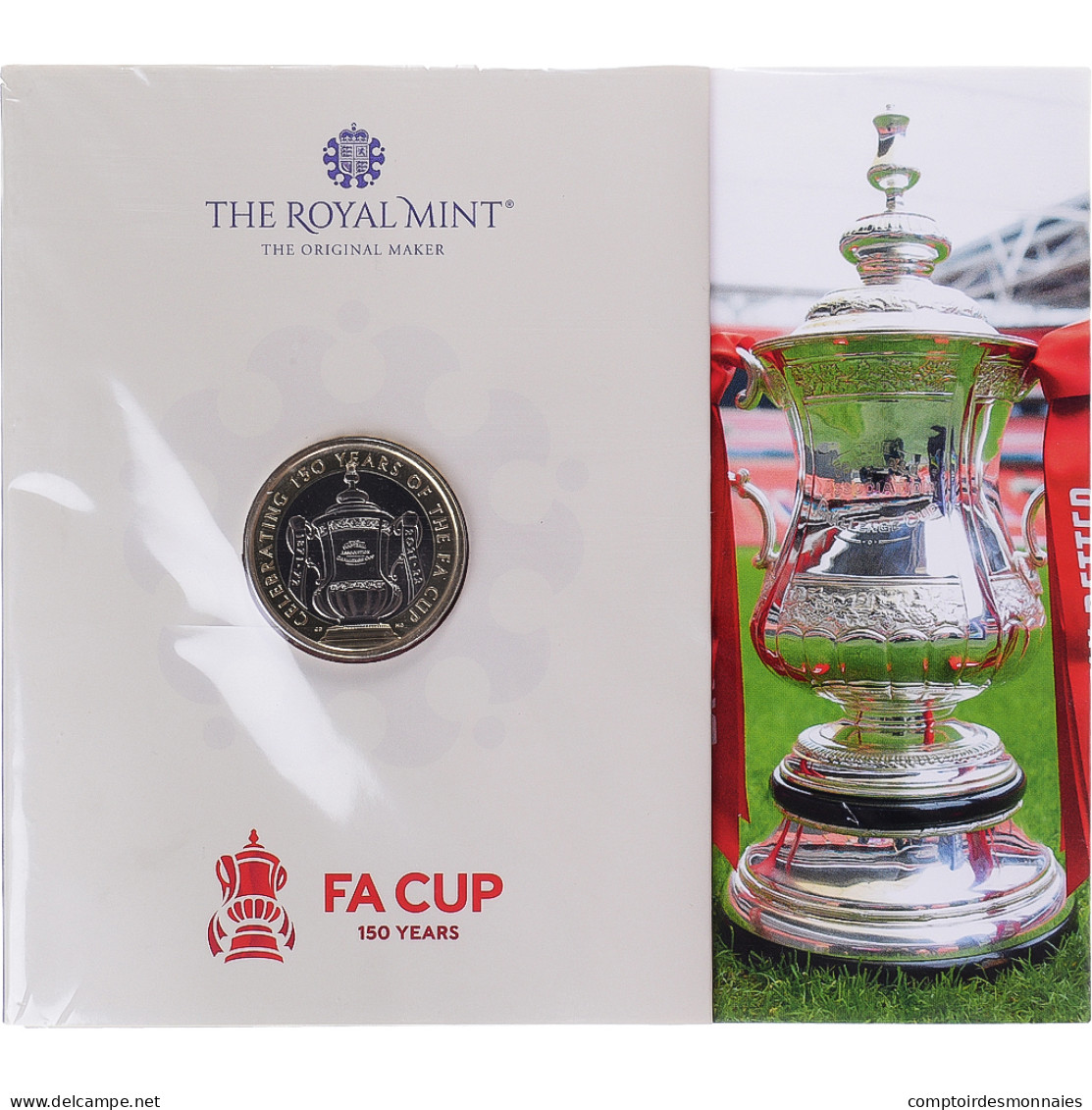 Monnaie, Royaume-Uni, 2 Pounds, 2022, The FA Cup.BU, FDC, BI-Metal /Nibr/Cuni - Maundy Sets  & Conmemorativas