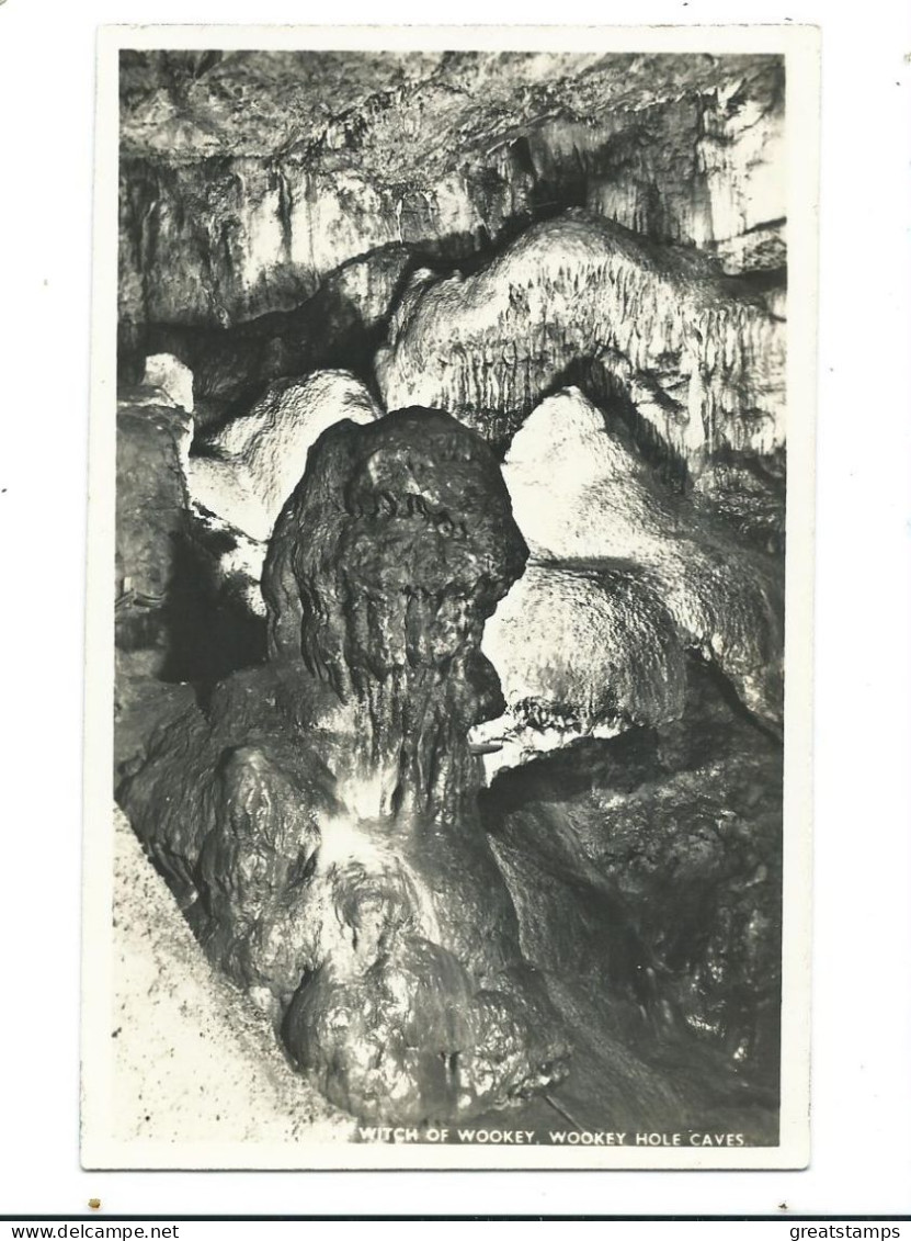 Devon Postcard Wookey Hole Caves By Nigh . Rp Unused - Cheddar