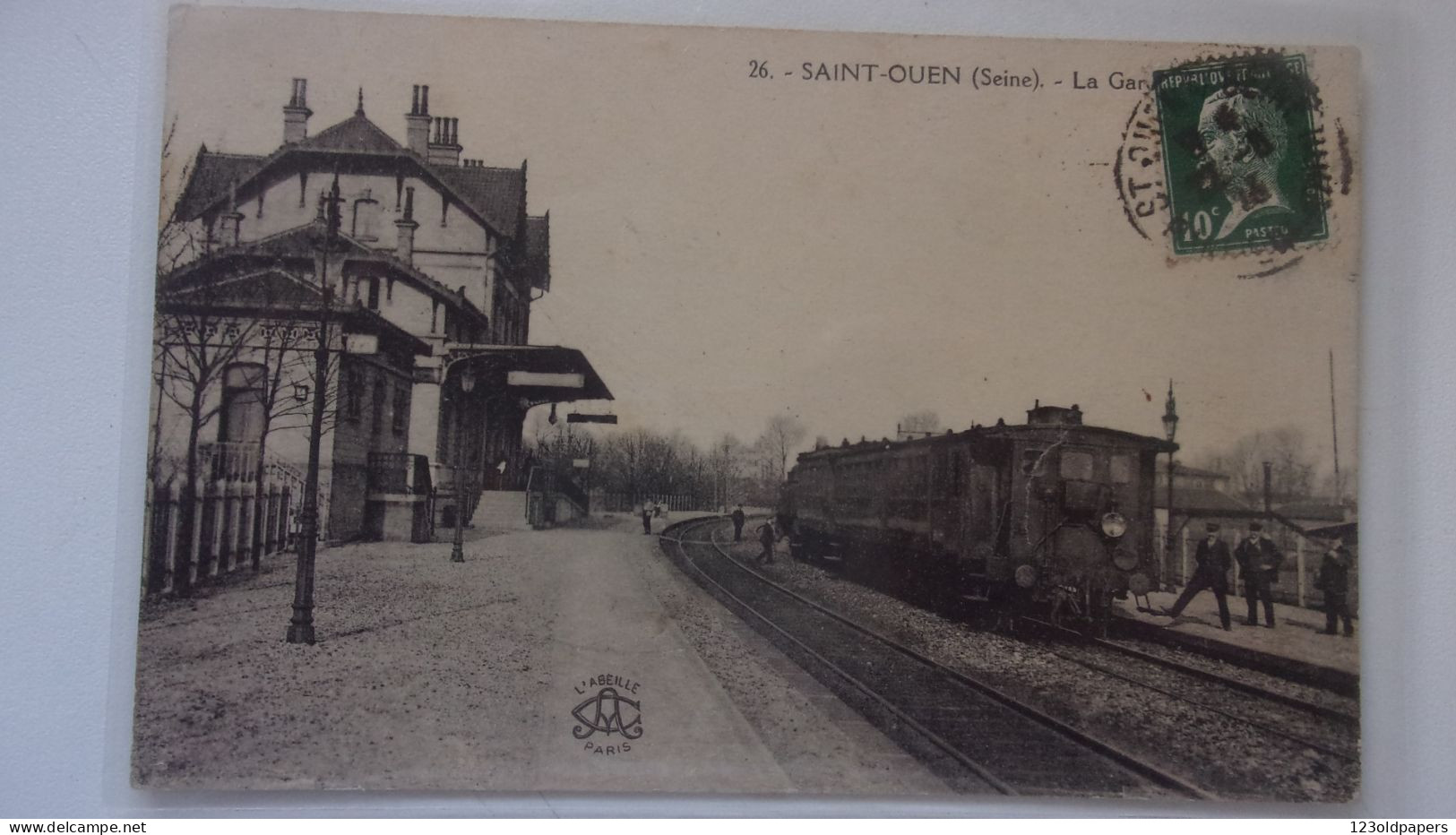 93  SAINT OUEN LA GARE TRAIN - Saint Ouen