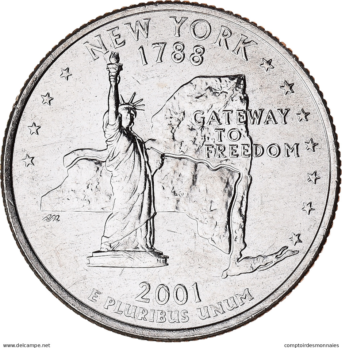 Monnaie, États-Unis, Quarter, 2001, U.S. Mint, Denver, SPL, Cupronickel Plaqué - 2010-...: National Parks