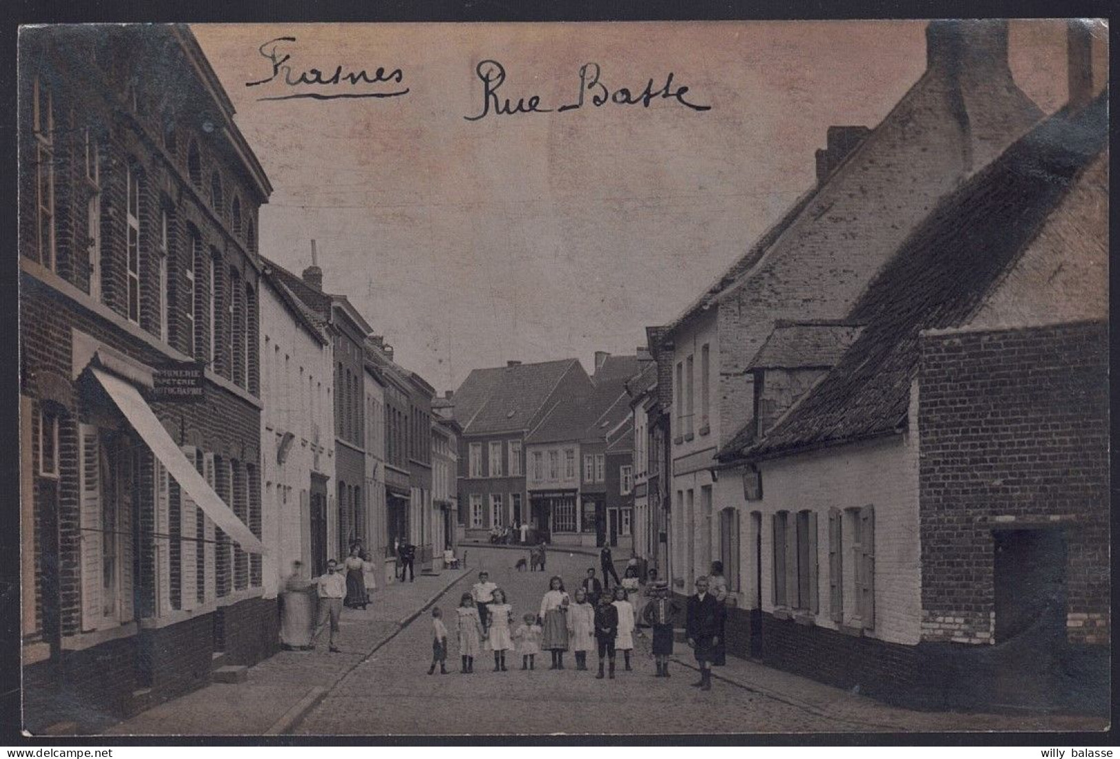 +++ Photo Carte - FRASNES LEZ BUISSENAL - Rue Basse   // - Frasnes-lez-Anvaing