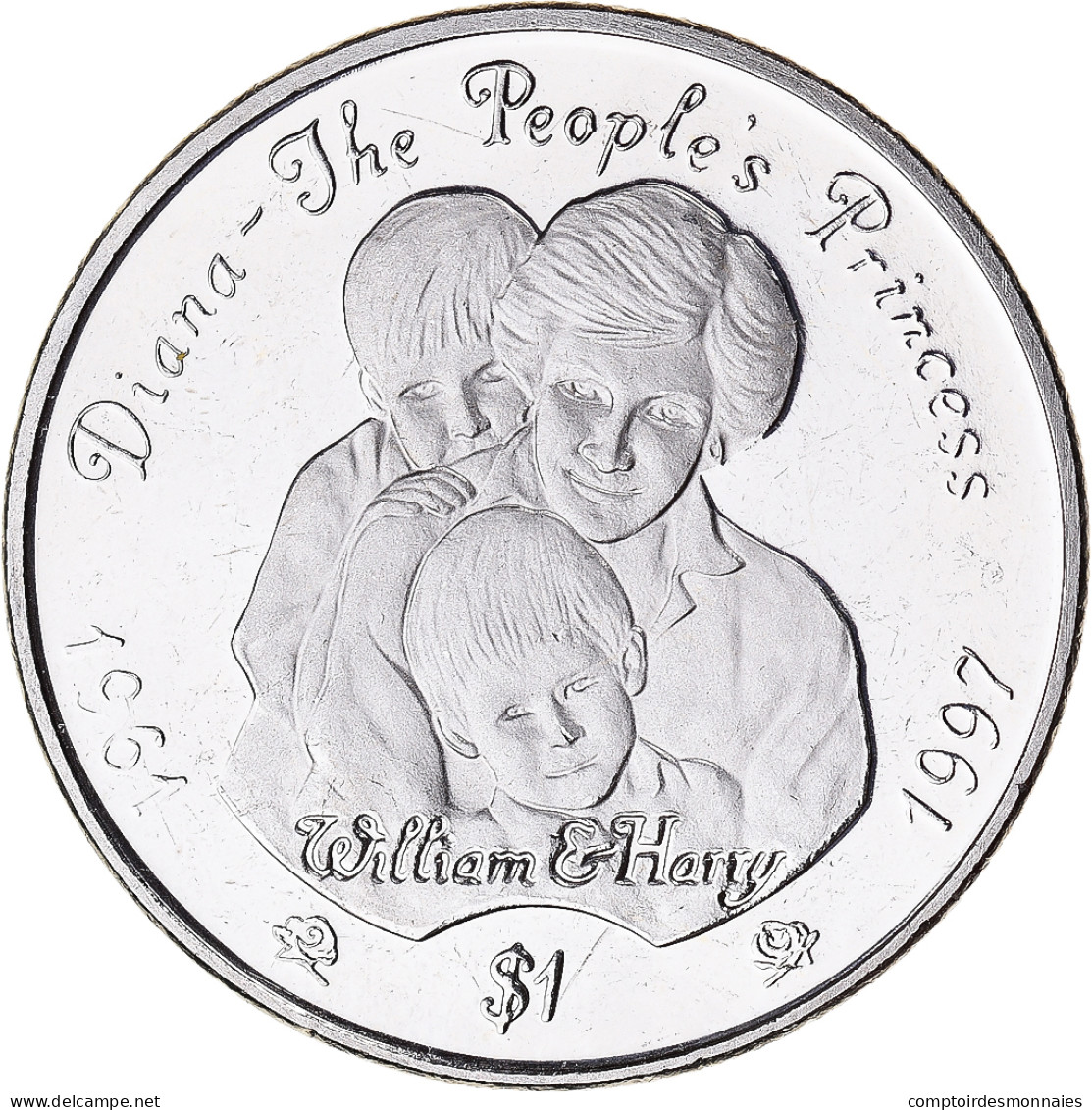 Monnaie, Sierra Leone, Dollar, 2022, Pobjoy Mint, Princesse Diana, FDC, Du - Sierra Leone