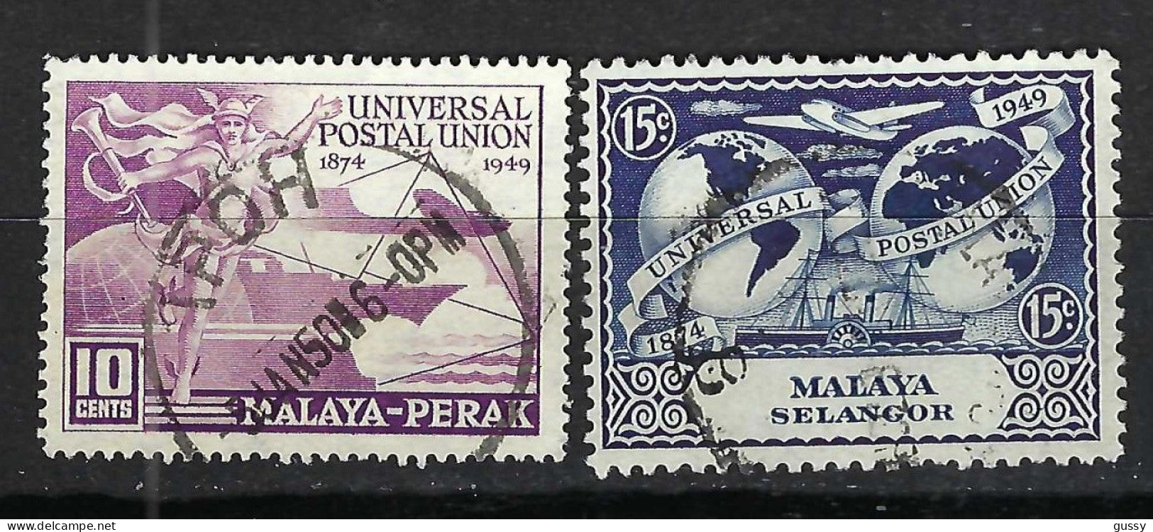 MALAISIE Perak Et Selangor Ca,1949: Lot D'obl. - Perak